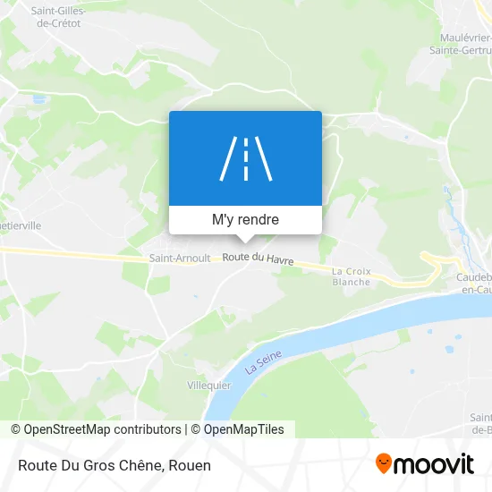 Route Du Gros Chêne plan