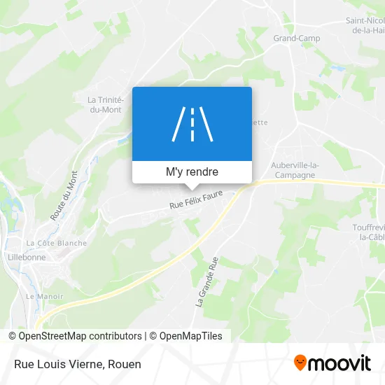 Rue Louis Vierne plan