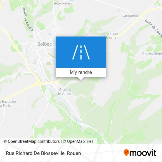 Rue Richard De Blosseville plan