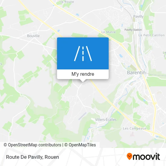 Route De Pavilly plan