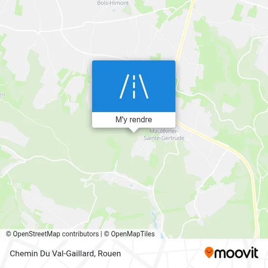Chemin Du Val-Gaillard plan