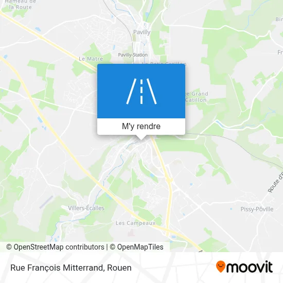 Rue François Mitterrand plan