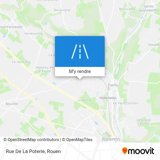 Rue De La Poterie plan