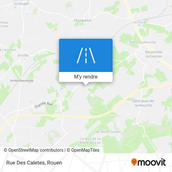 Rue Des Caletes plan