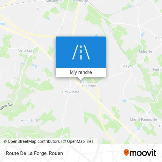 Route De La Forge plan