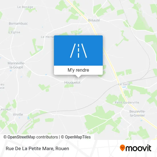 Rue De La Petite Mare plan