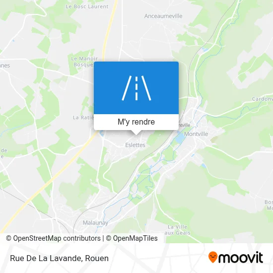 Rue De La Lavande plan