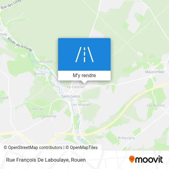 Rue François De Laboulaye plan