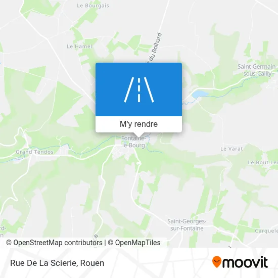 Rue De La Scierie plan