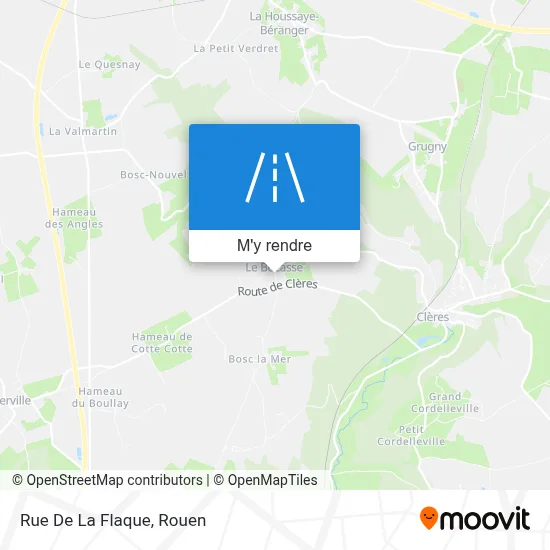 Rue De La Flaque plan