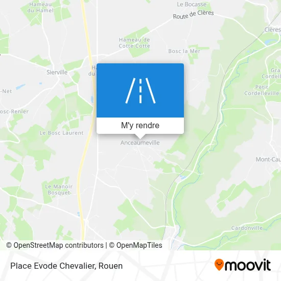 Place Evode Chevalier plan