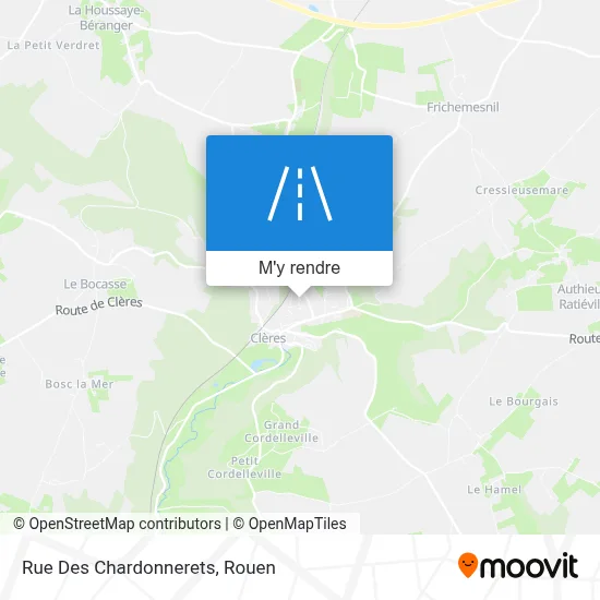 Rue Des Chardonnerets plan