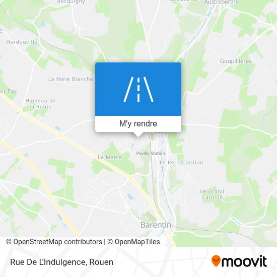 Rue De L'Indulgence plan