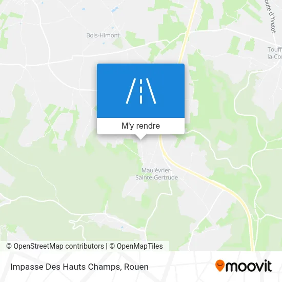 Impasse Des Hauts Champs plan