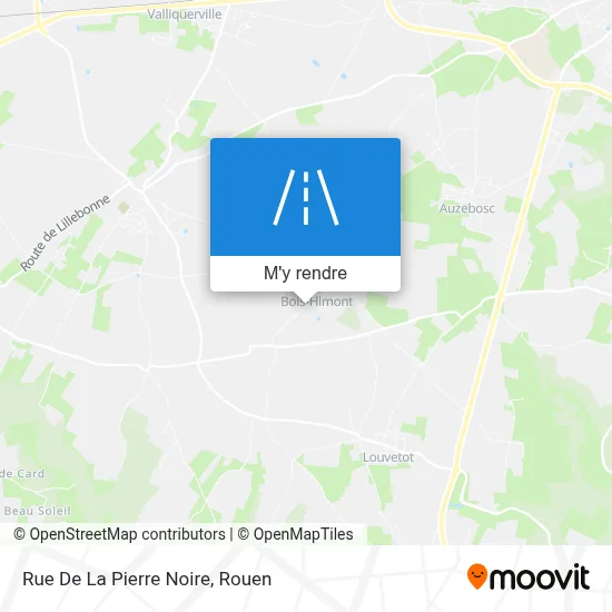 Rue De La Pierre Noire plan