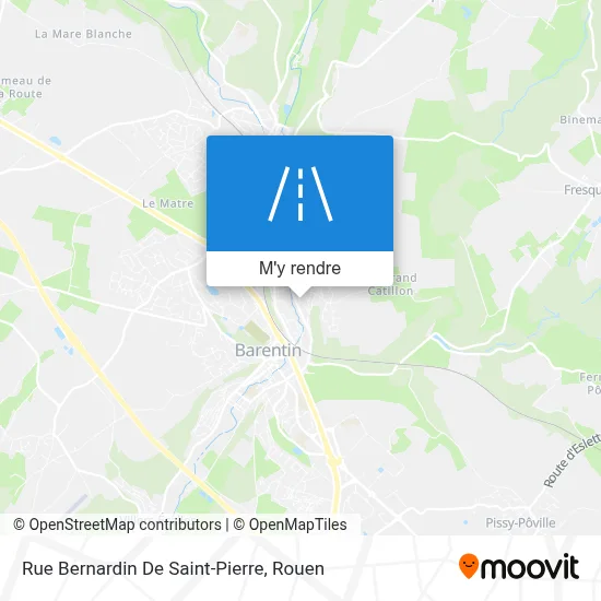 Rue Bernardin De Saint-Pierre plan