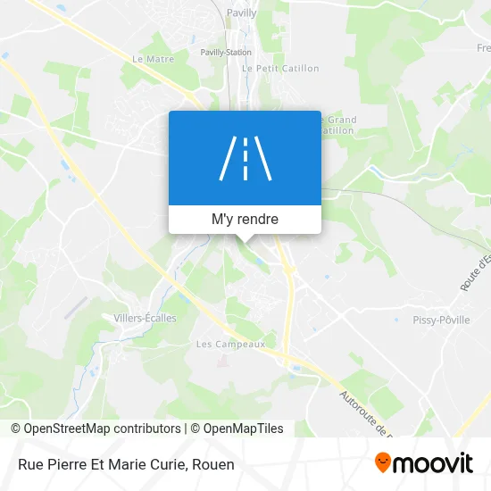 Rue Pierre Et Marie Curie plan