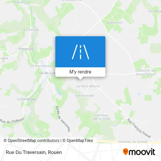 Rue Du Traversain plan