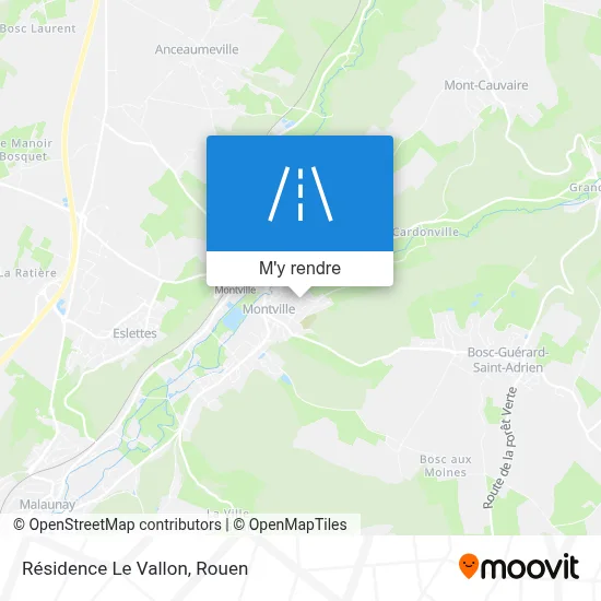Résidence Le Vallon plan