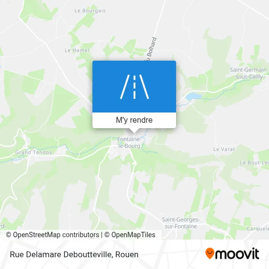 Rue Delamare Deboutteville plan