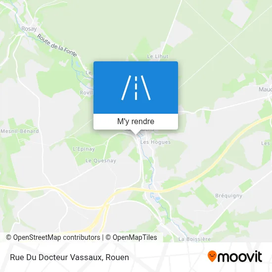 Rue Du Docteur Vassaux plan