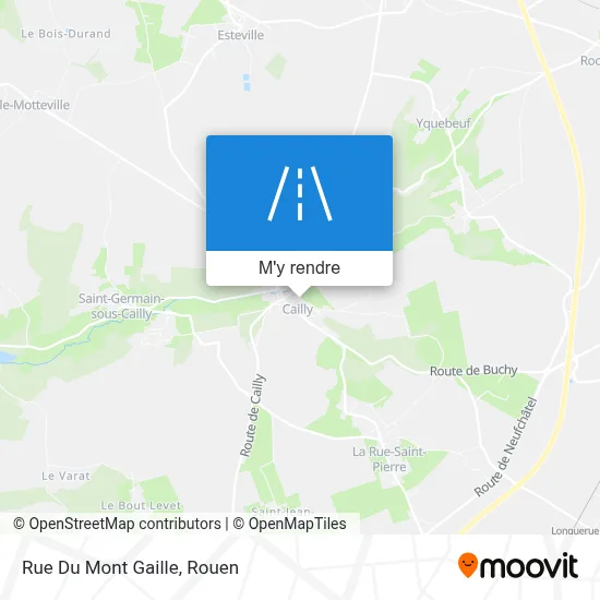 Rue Du Mont Gaille plan
