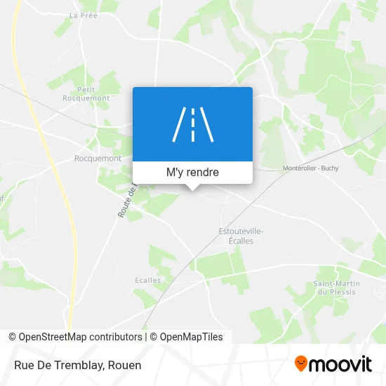 Rue De Tremblay plan