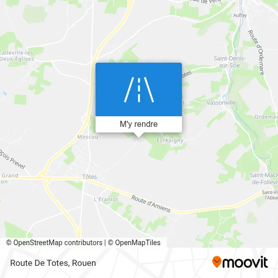 Route De Totes plan