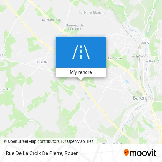Rue De La Croix De Pierre plan