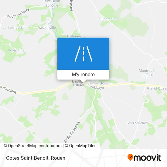 Cotes Saint-Benoit plan