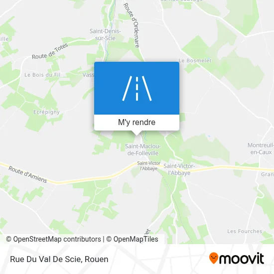 Rue Du Val De Scie plan