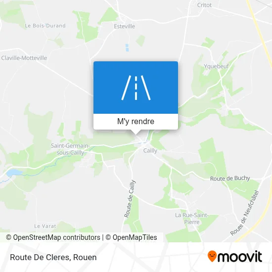 Route De Cleres plan