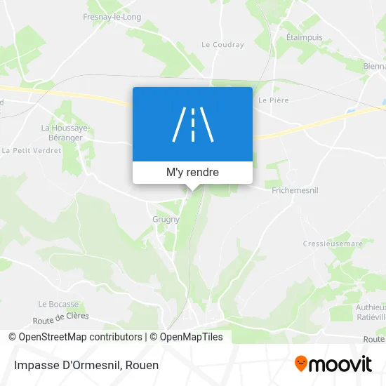 Impasse D'Ormesnil plan