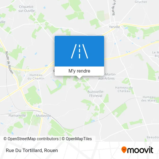 Rue Du Tortillard plan