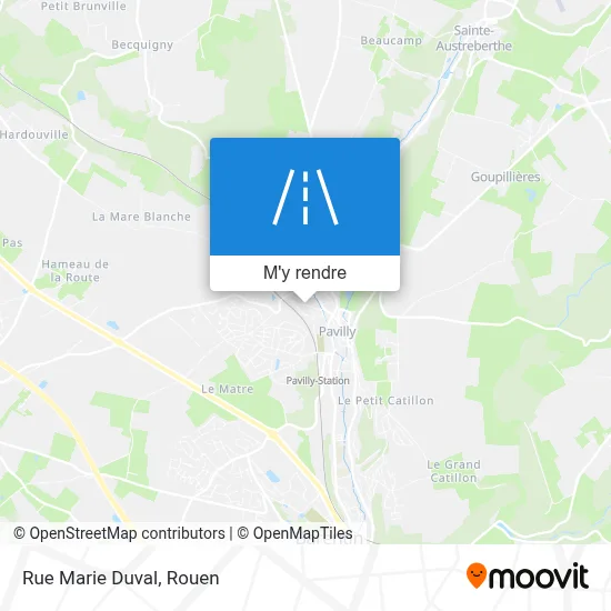 Rue Marie Duval plan