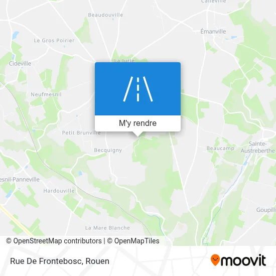 Rue De Frontebosc plan