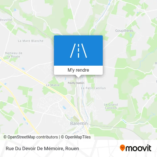 Rue Du Devoir De Mémoire plan