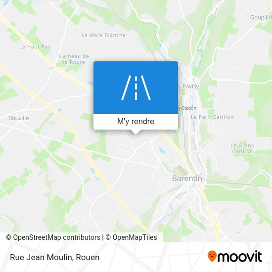 Rue Jean Moulin plan