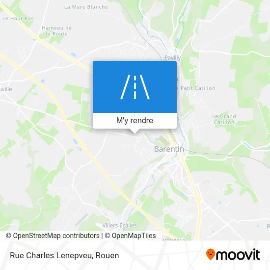 Rue Charles Lenepveu plan