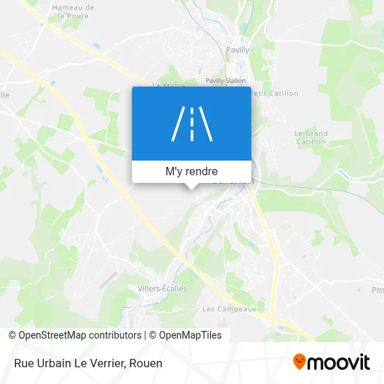 Rue Urbain Le Verrier plan
