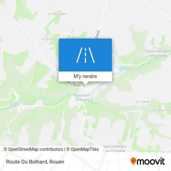 Route Du Bolhard plan