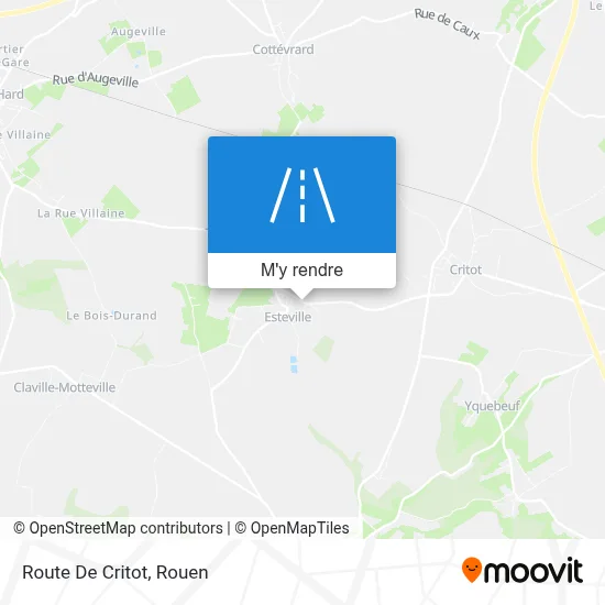 Route De Critot plan