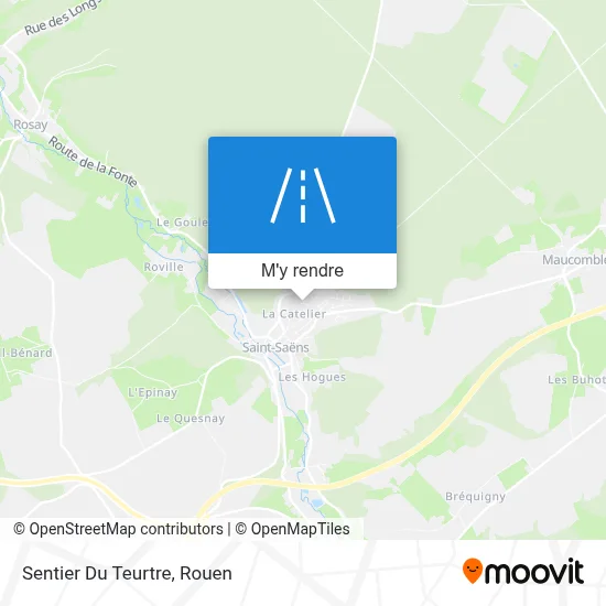 Sentier Du Teurtre plan