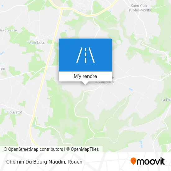 Chemin Du Bourg Naudin plan