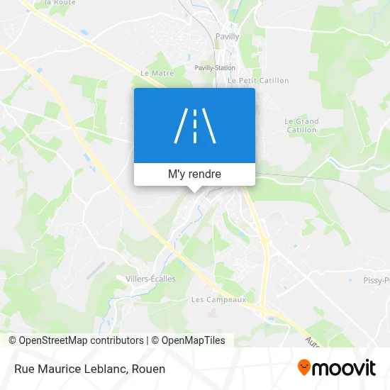 Rue Maurice Leblanc plan