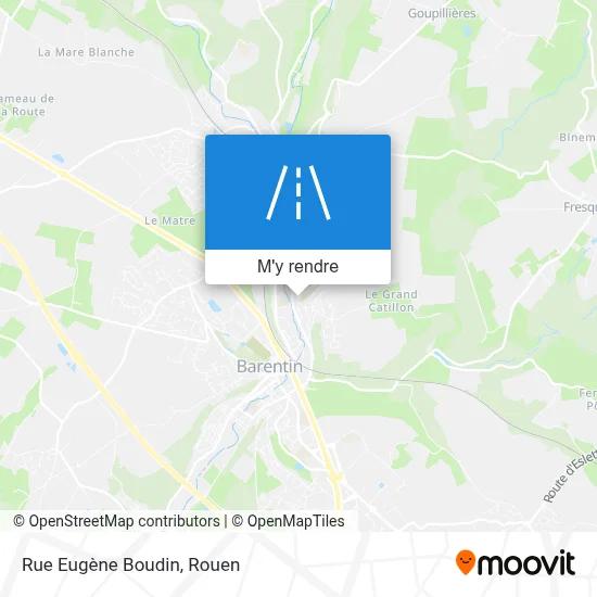 Rue Eugène Boudin plan