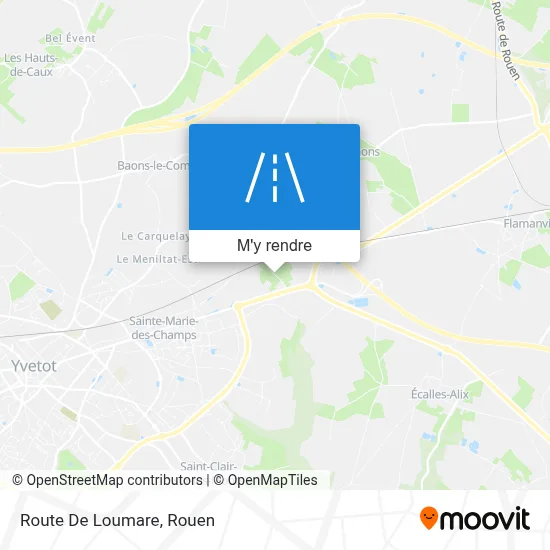Route De Loumare plan