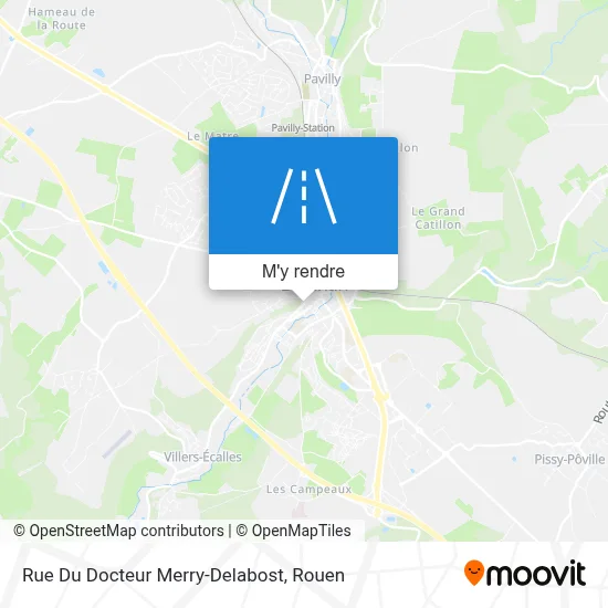Rue Du Docteur Merry-Delabost plan