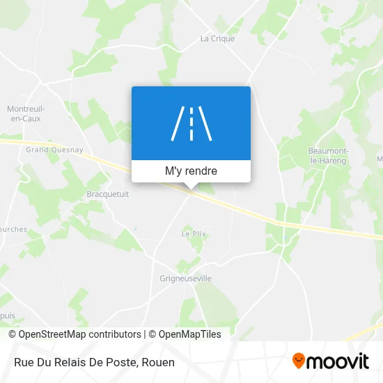Rue Du Relais De Poste plan