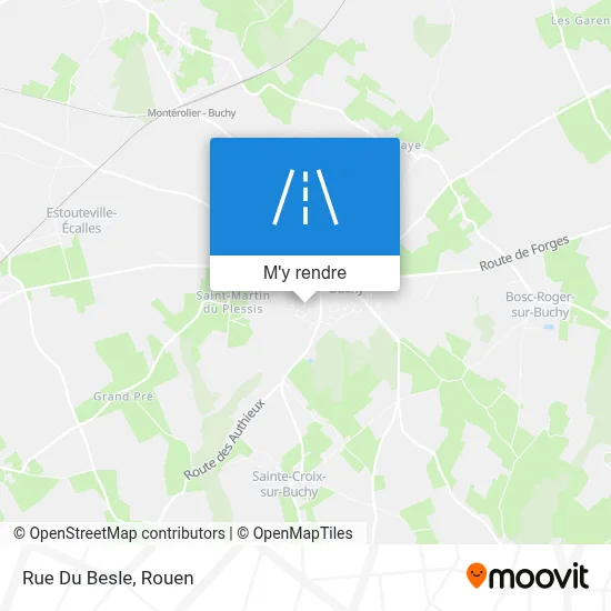Rue Du Besle plan